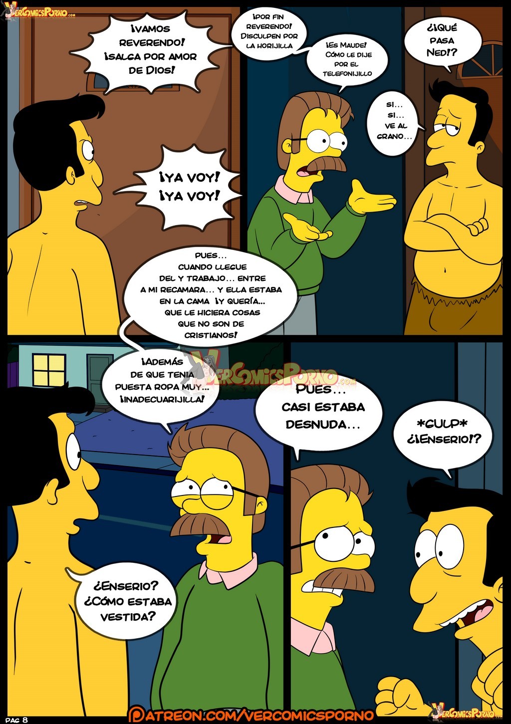 Los Simpsons Viejas Costumbres 8 page 9 full