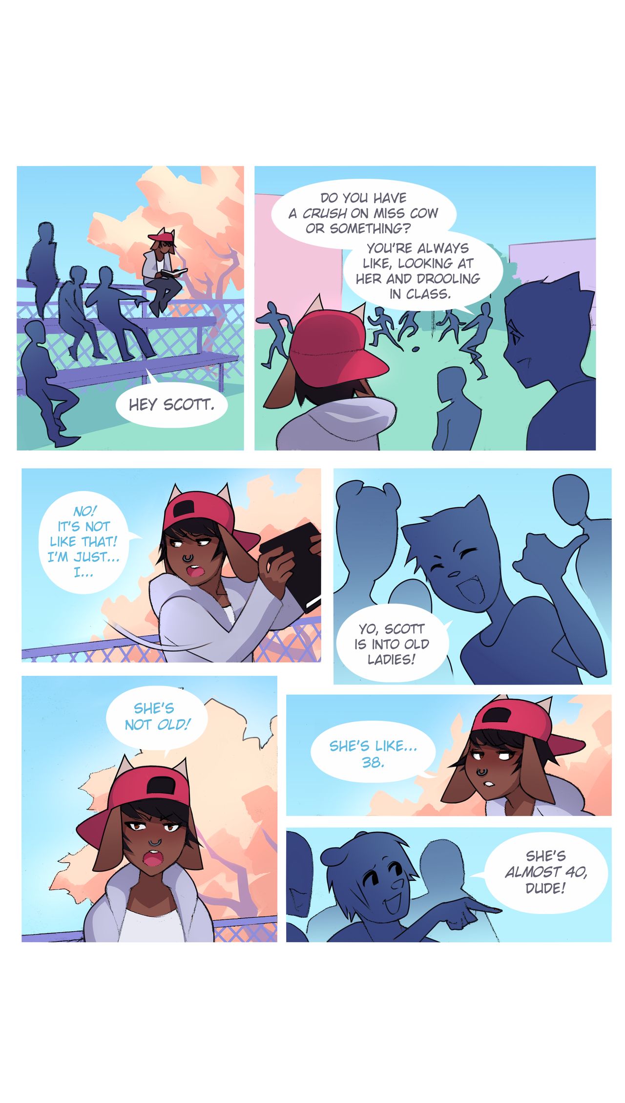 Wonder Cow Teacher Gloria pt.1 page 6 full
