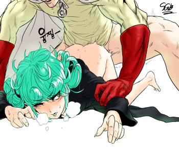 Saitama x Tatsumaki cover