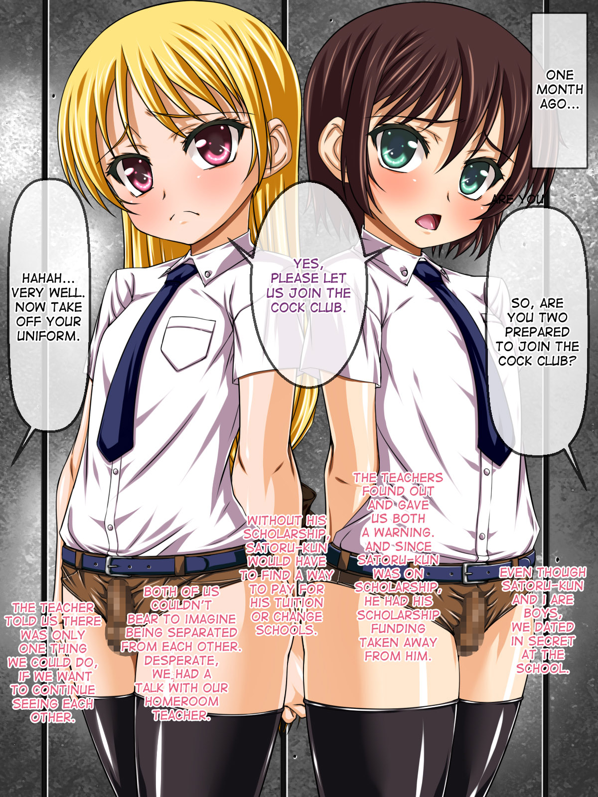 Josou Bondage Shounen Ochinchin Dorei Happyoukai page 7 full