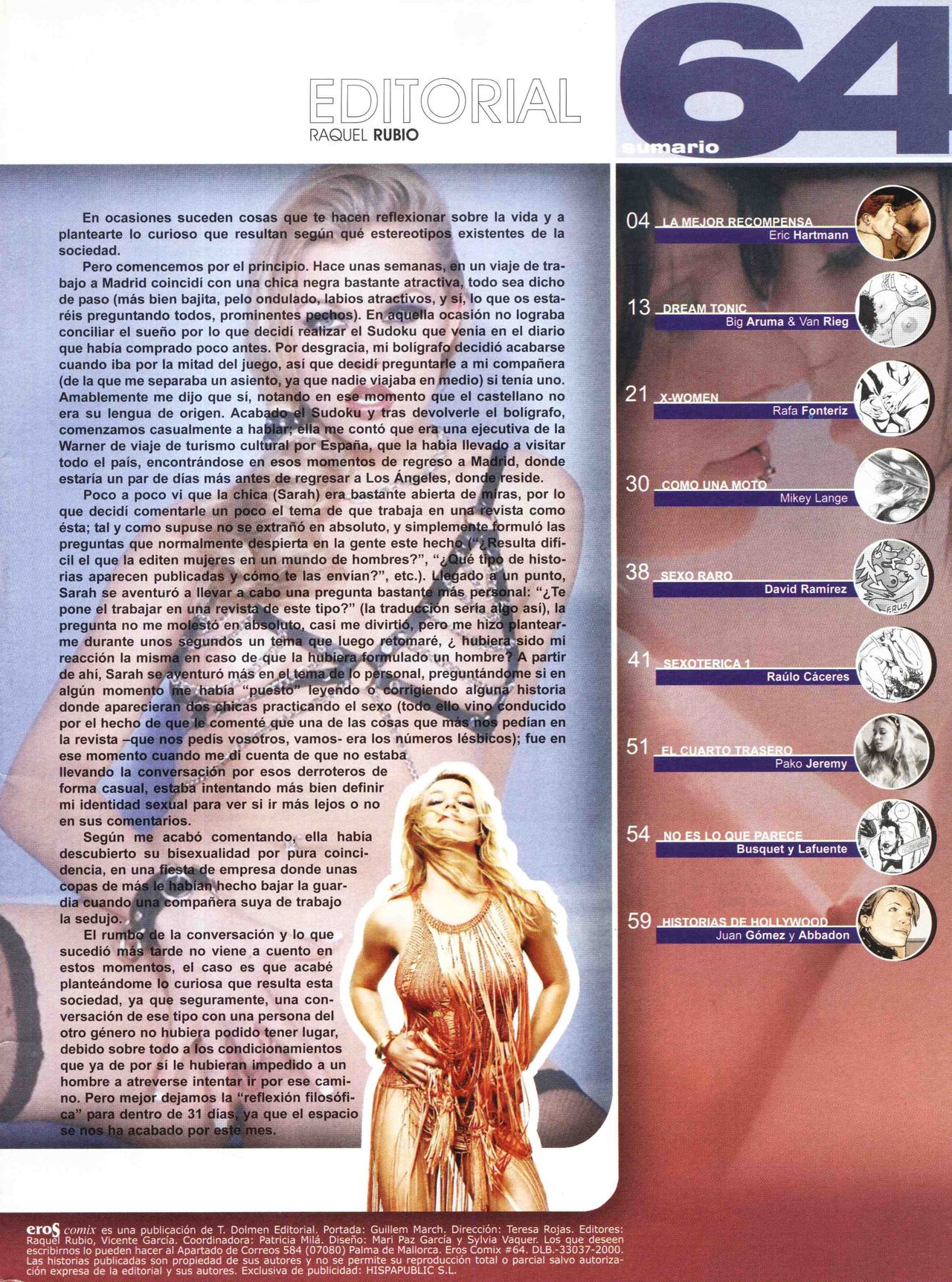 Eros Comix #64 page 2 full