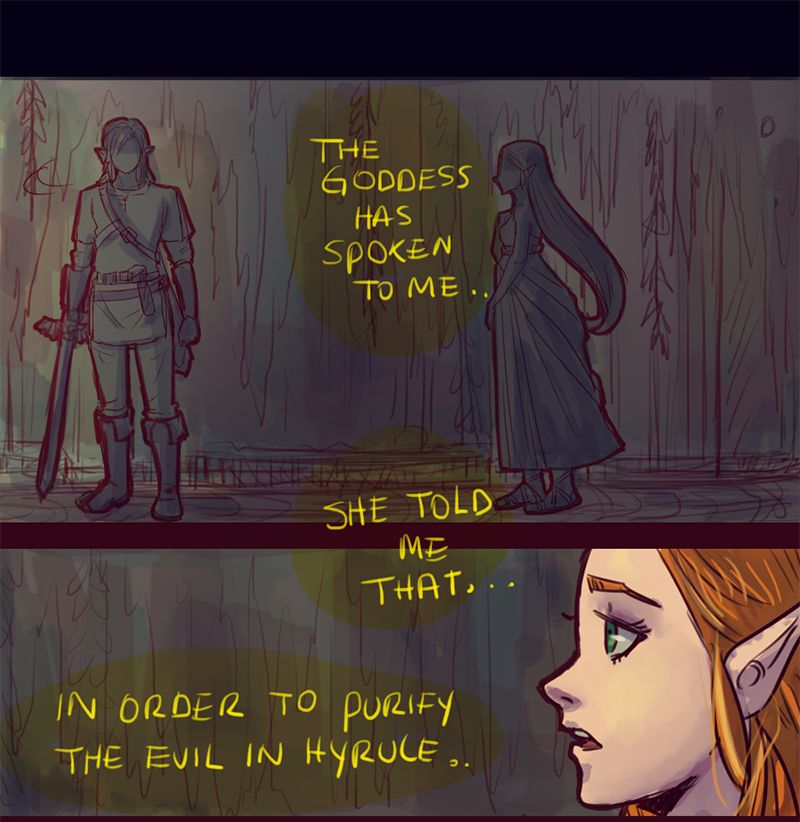 just a random zelink comic page 1 full