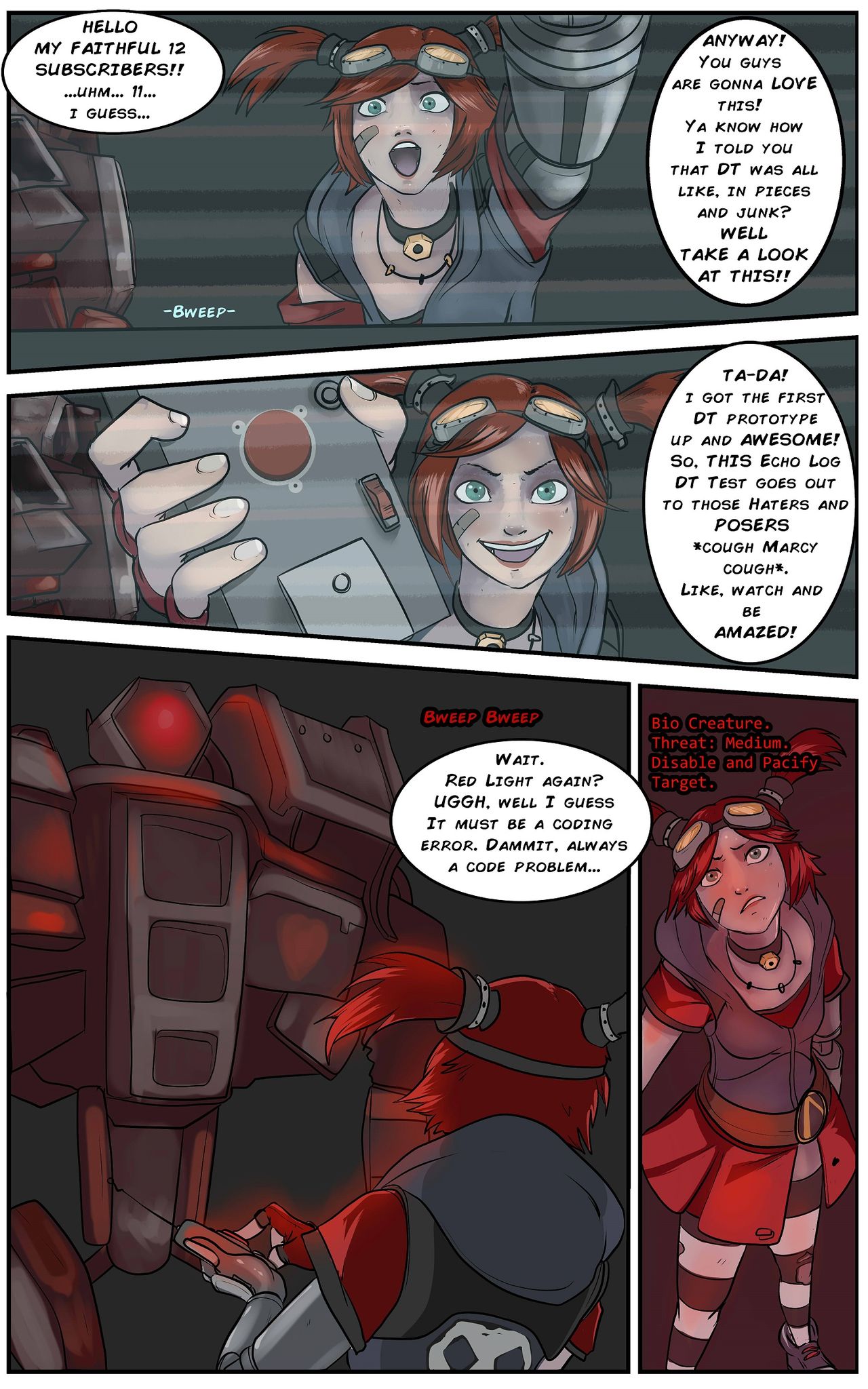 Borderlands Comic Gaige page 1 full