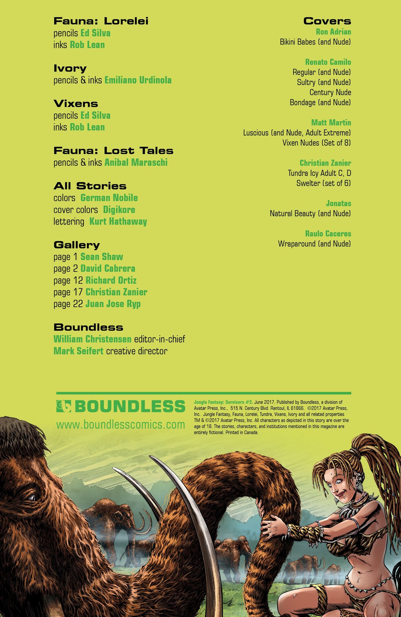 Jungle Fantasy - Survivors #2 page 2 full