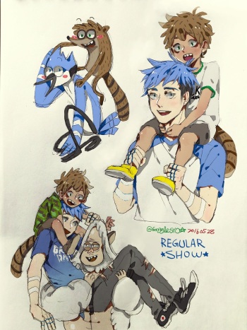 Mordecai and Rigby! cover