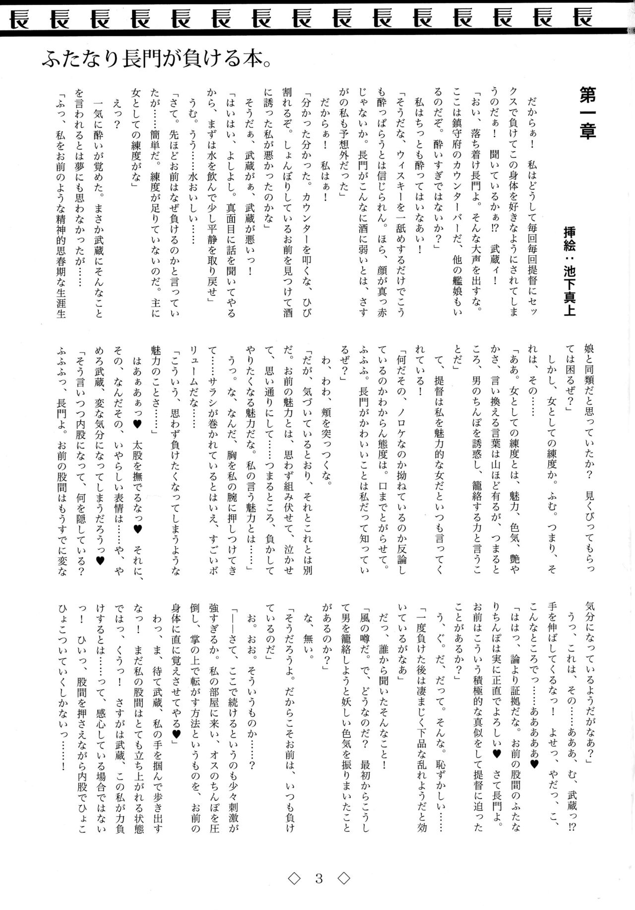 Futanari Nagato ga Makeru hon. page 3 full