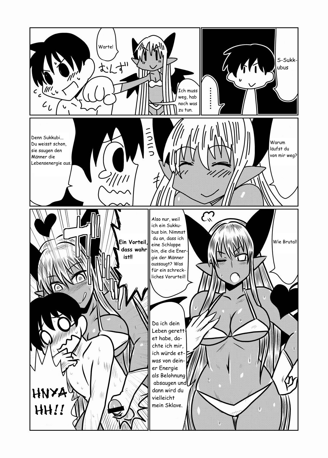 Kasshoku no Succubus-san to. | Mit einer Sonnengebräunte Sukkubus page 6 full