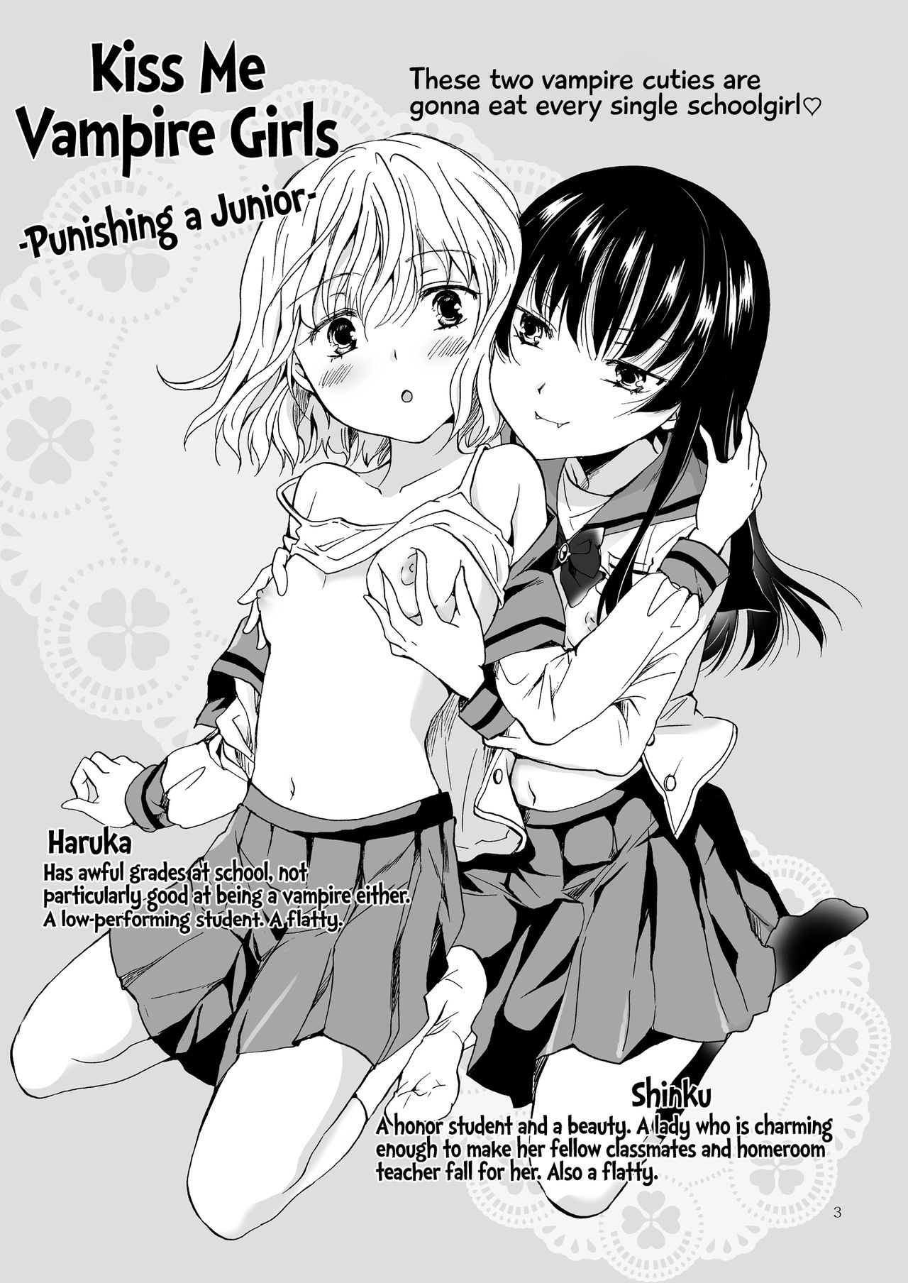 Chuu Shite Vampire Girls -Kakyuusei ni Oshioki o- | Kiss Me! Vampire Girls -Punishing a Junior- page 3 full