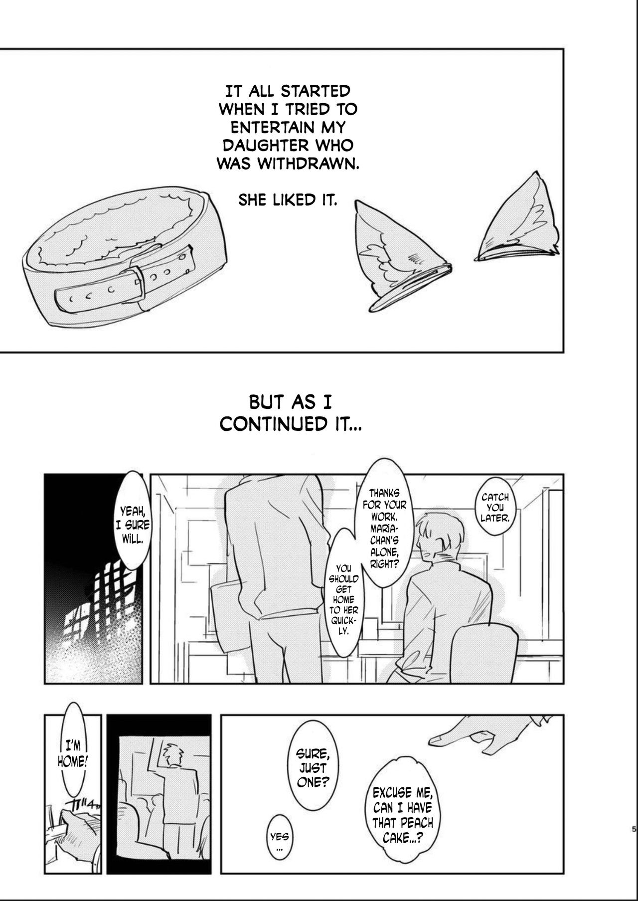 Yoiko no Futanari Gyaku Anal Manga "Papa to Asobou!" | Futanari Anal Manga for Good Children: "Play with Daddy!" page 4 full