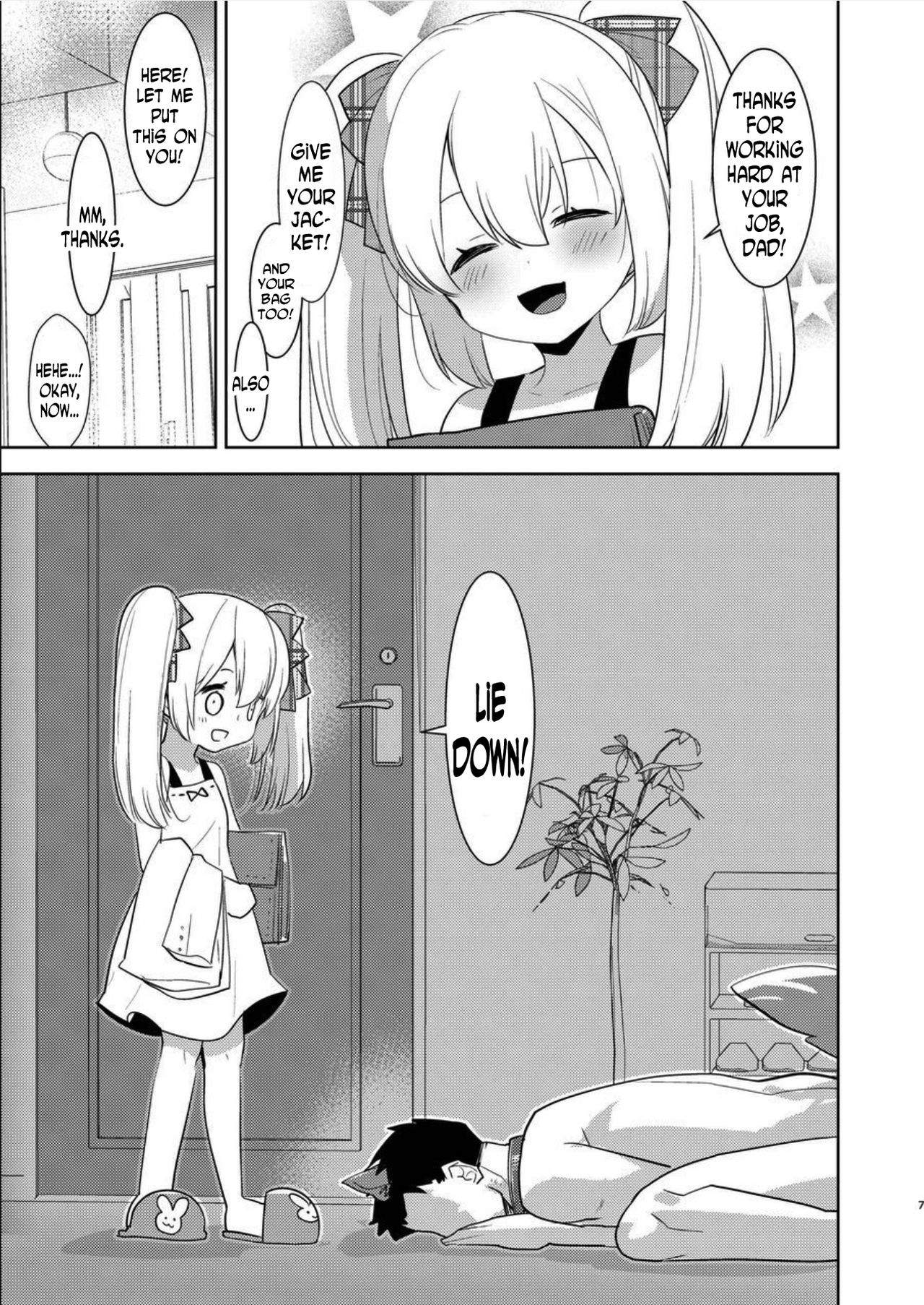 Yoiko no Futanari Gyaku Anal Manga "Papa to Asobou!" | Futanari Anal Manga for Good Children: "Play with Daddy!" page 6 full