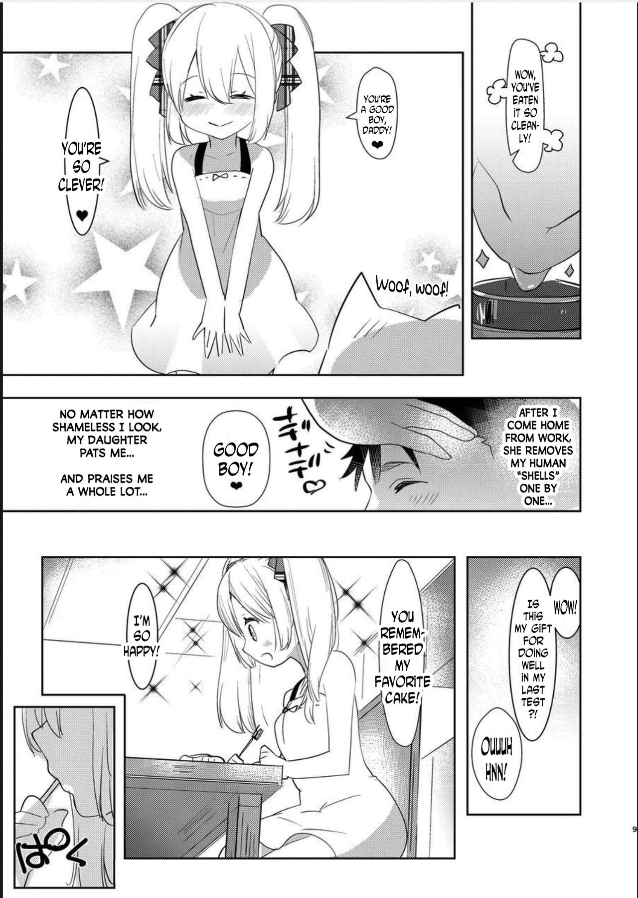 Yoiko no Futanari Gyaku Anal Manga "Papa to Asobou!" | Futanari Anal Manga for Good Children: "Play with Daddy!" page 8 full
