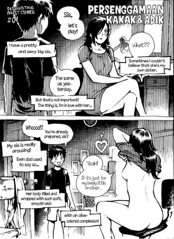 Disgusting Incest Stories #01 Persenggamaan Kakak &amp; Adik | Disgusting Incest Stories #01 Brother &amp; Sister's Intercourse cover