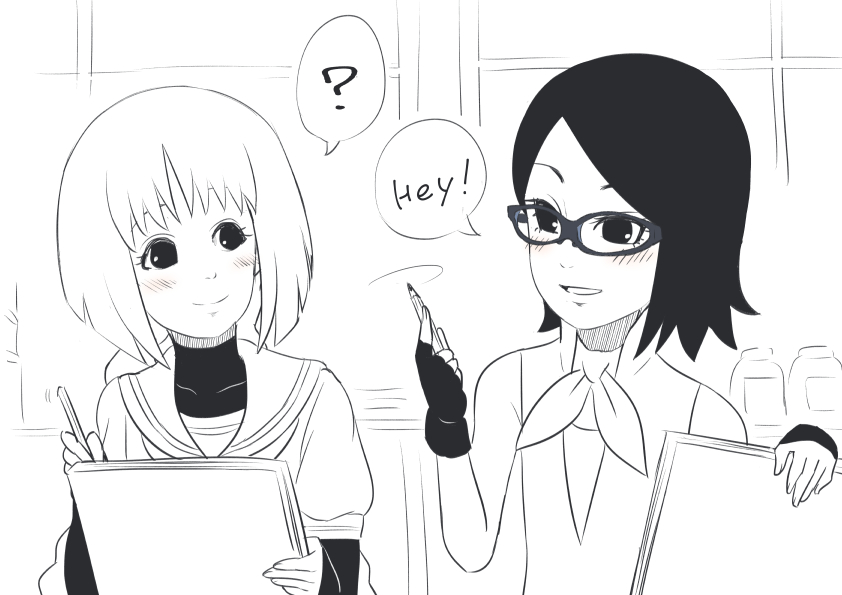 サラダ＆スミレらくがきまとめ page 1 full