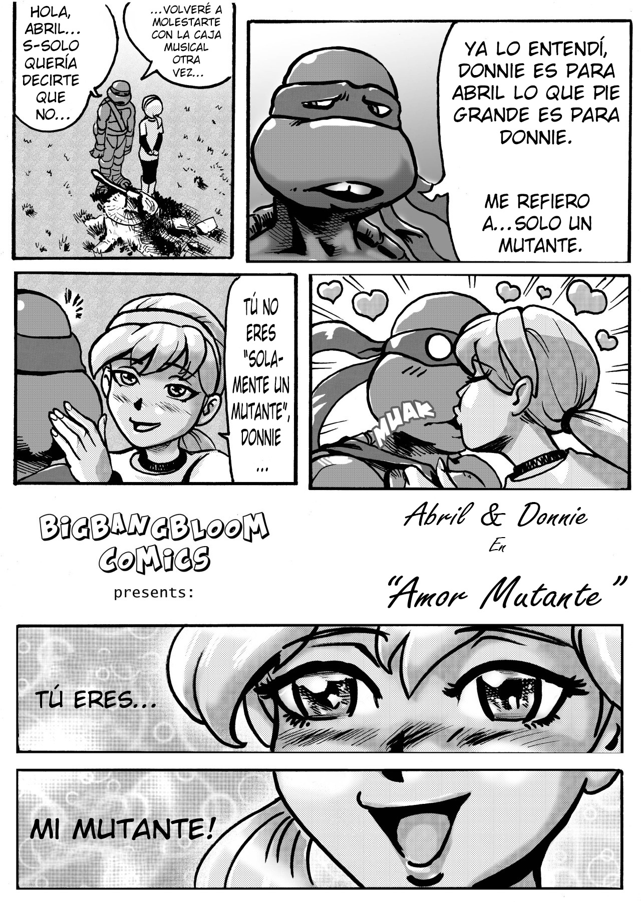 TMNT 2012 Amor Mutante page 1 full