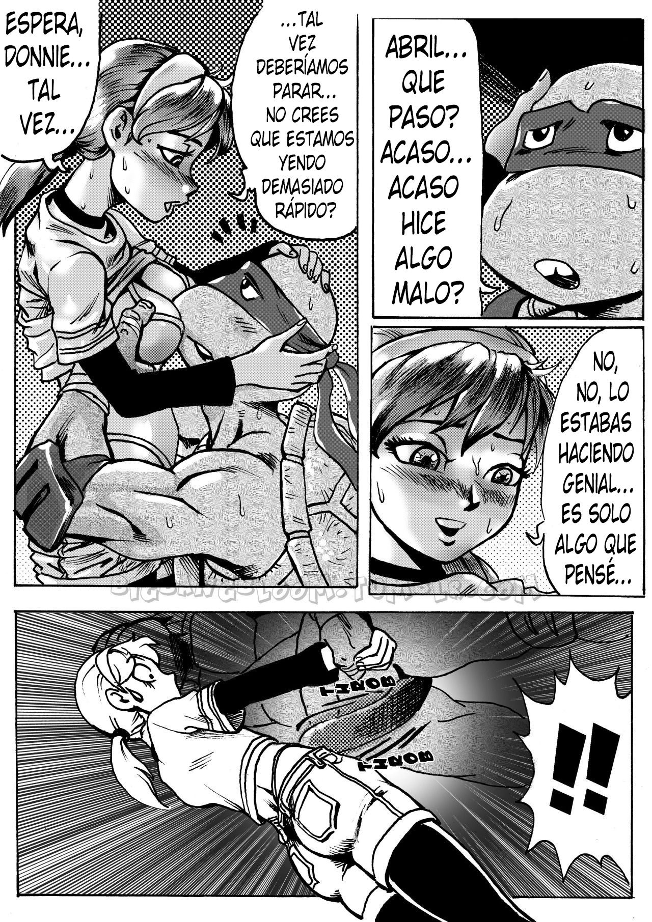 TMNT 2012 Amor Mutante page 9 full