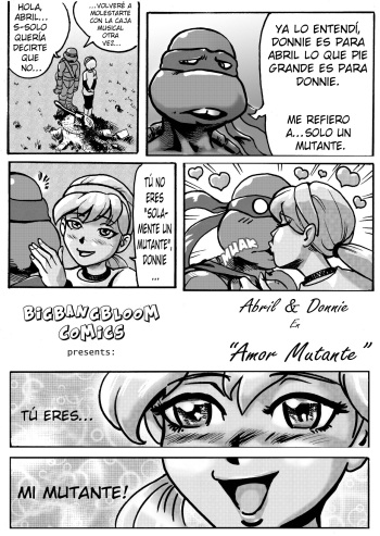 TMNT 2012 Amor Mutante cover
