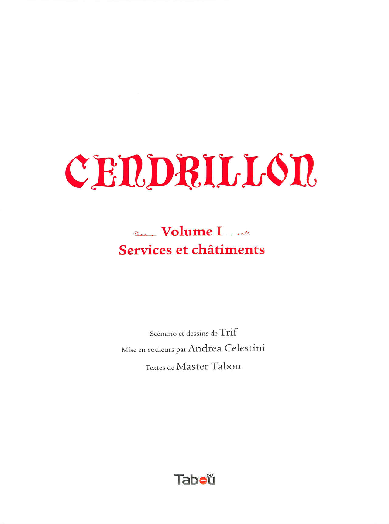 Cendrillon - Volume 1 : Services et châtiments page 4 full