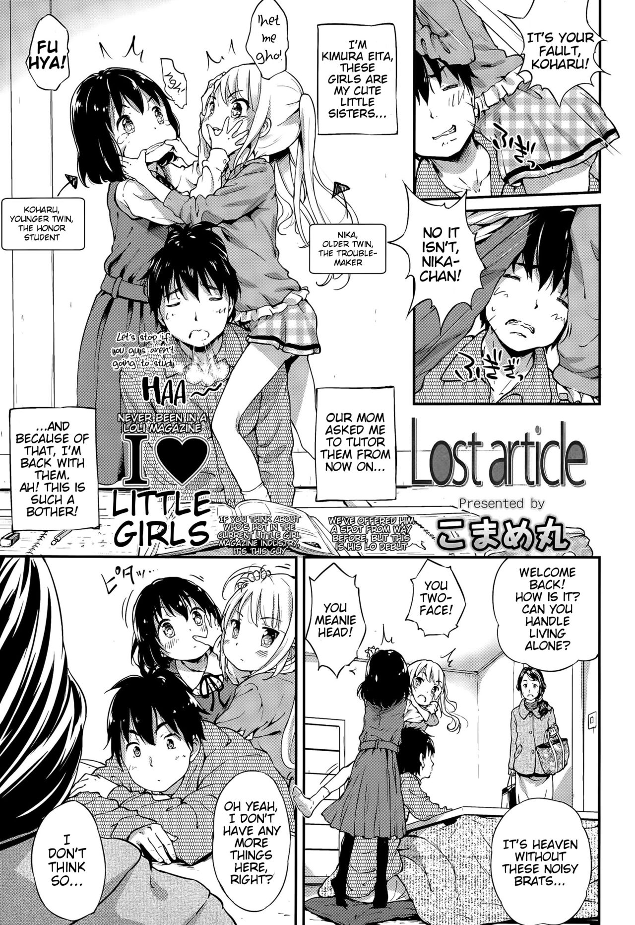 Lost Article page 1 full
