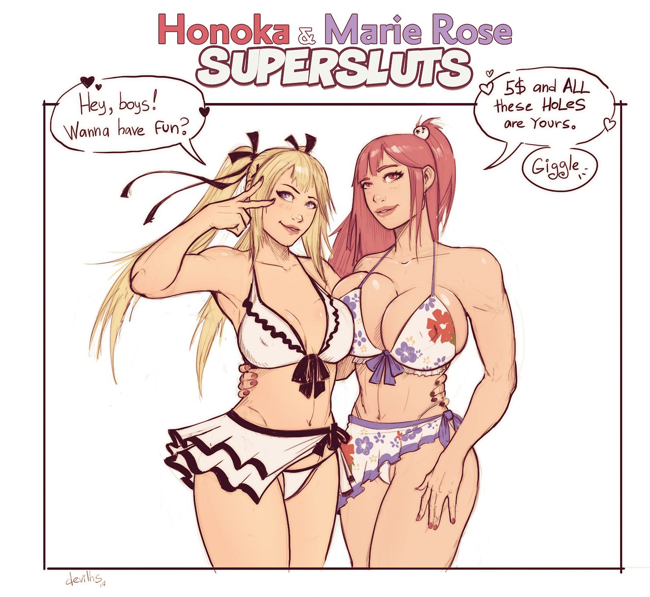 Honoka &amp; Marie Rose Supersluts page 1 full