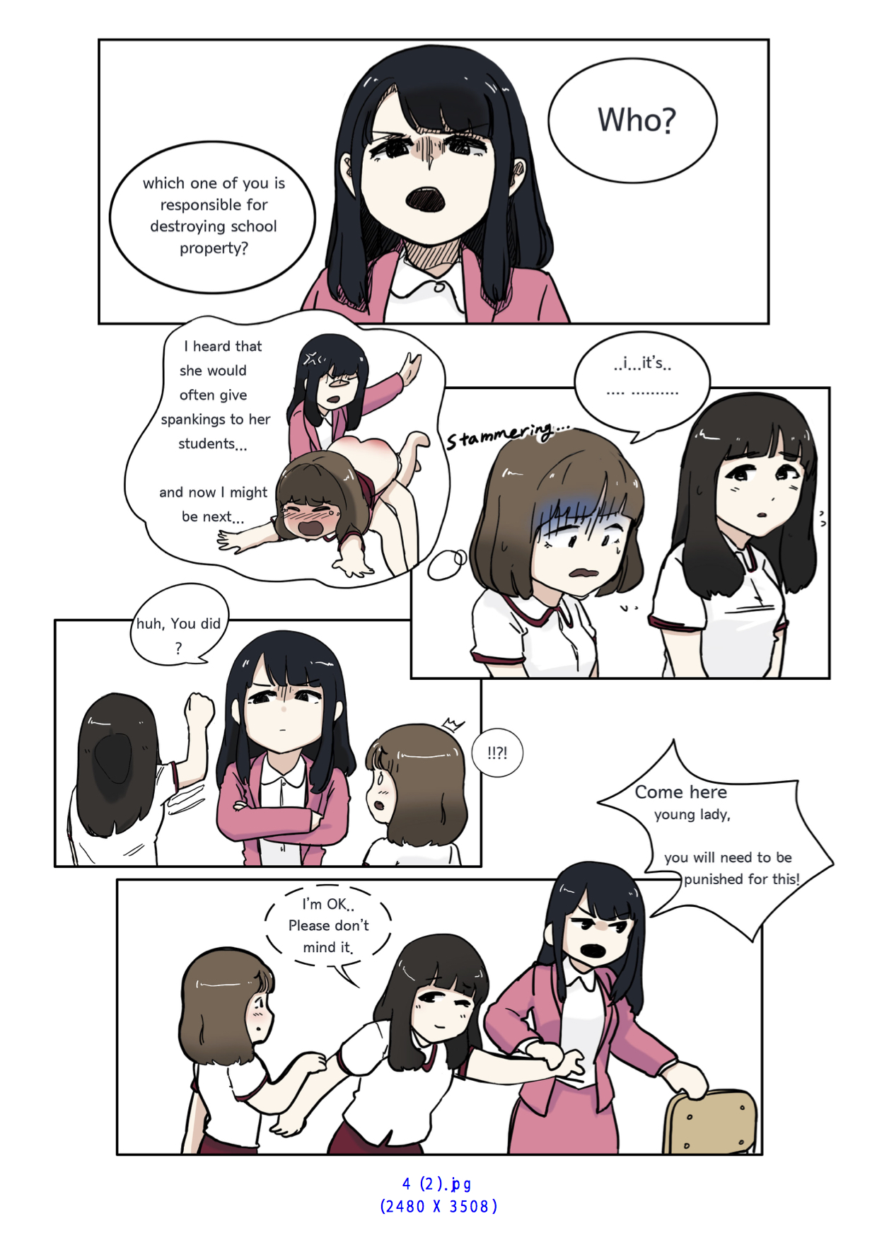 spanking - Oshiritataki page 6 full
