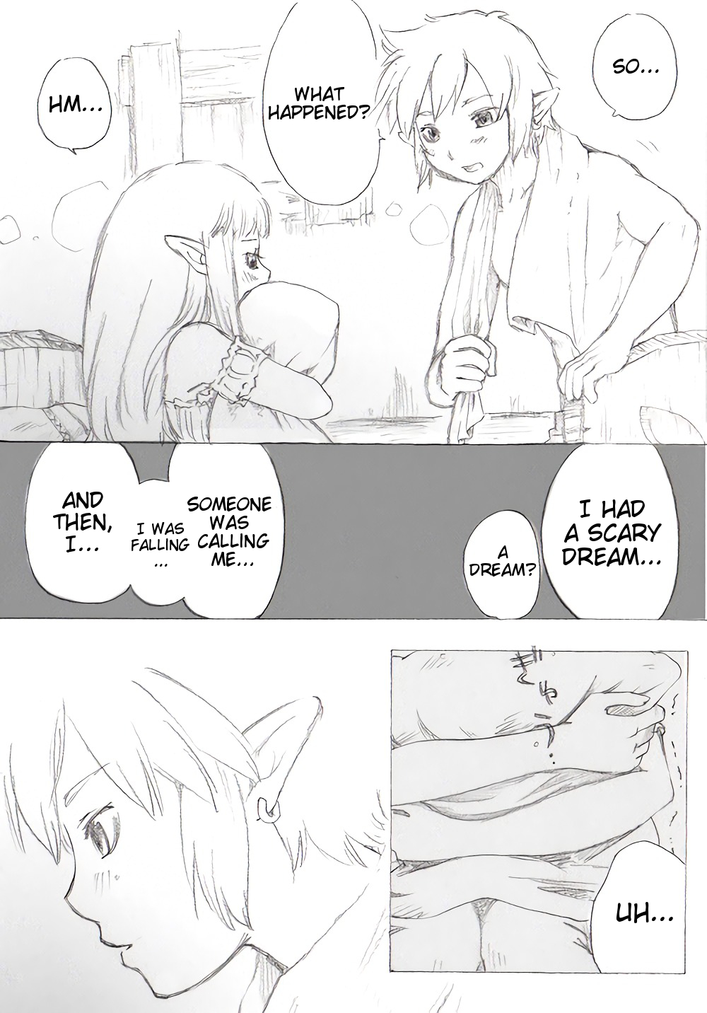 Link to Zelda no... | I promise, I will become a knight to protect you page 6 full