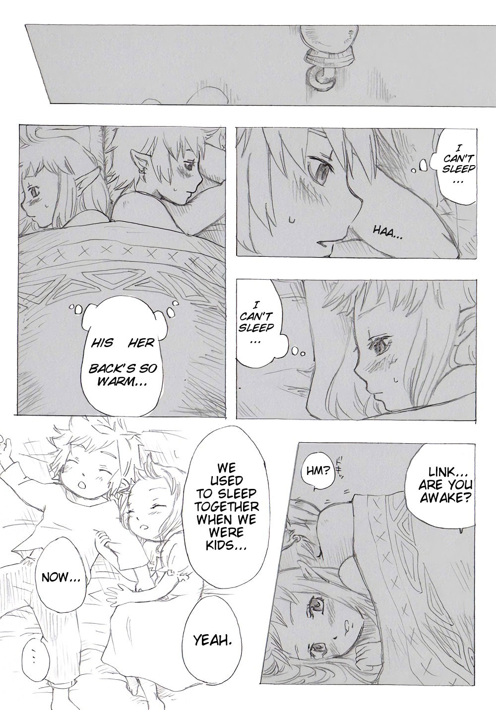 Link to Zelda no... | I promise, I will become a knight to protect you page 9 full