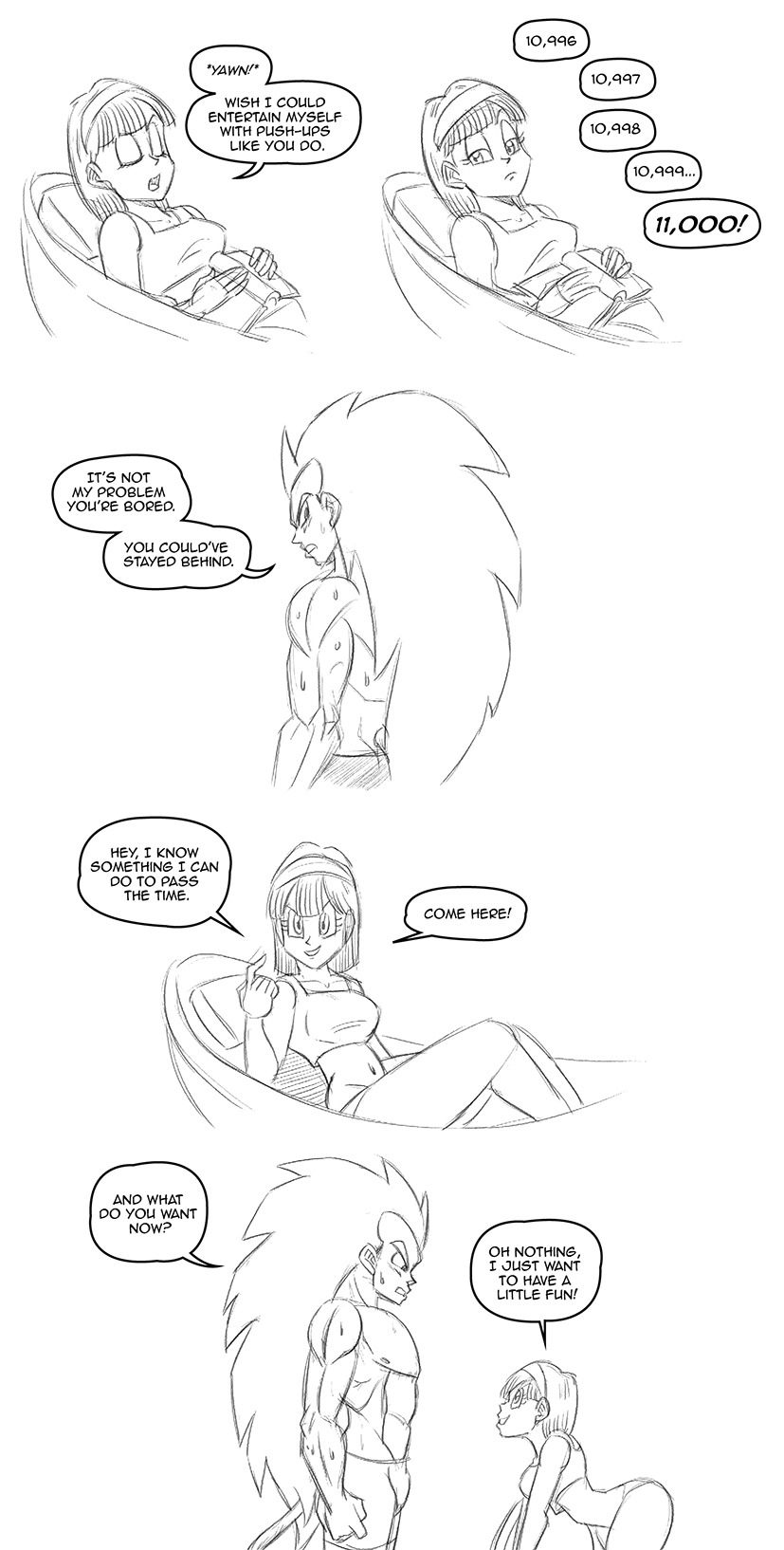 Raditz and Bulma: Aim At Planet Namek! page 3 full