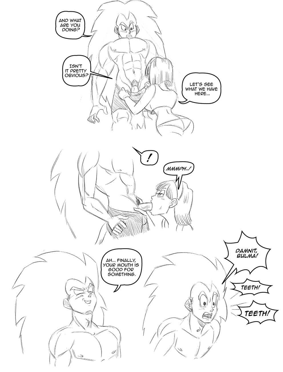 Raditz and Bulma: Aim At Planet Namek! page 4 full