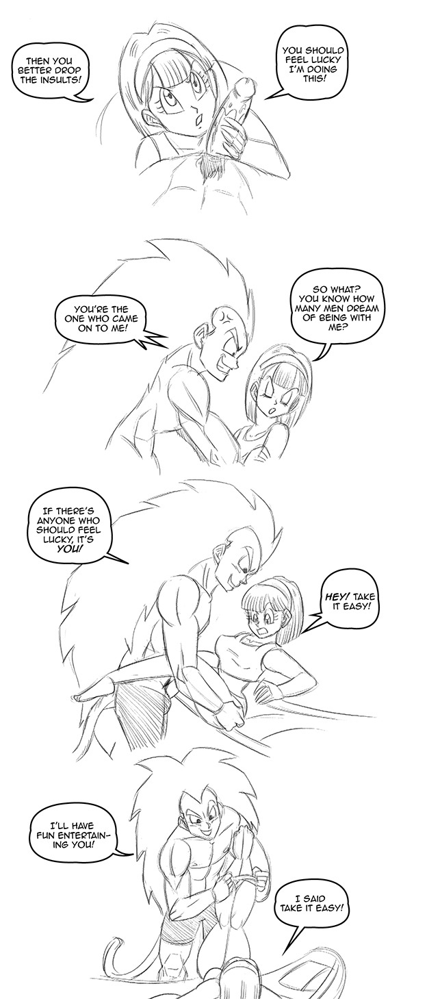 Raditz and Bulma: Aim At Planet Namek! page 5 full