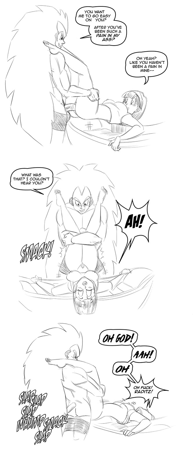 Raditz and Bulma: Aim At Planet Namek! page 6 full