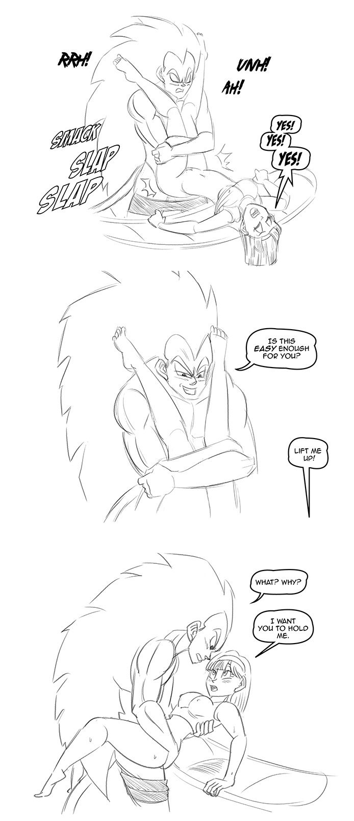 Raditz and Bulma: Aim At Planet Namek! page 7 full