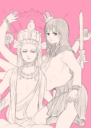 千手さんと彼女3 cover