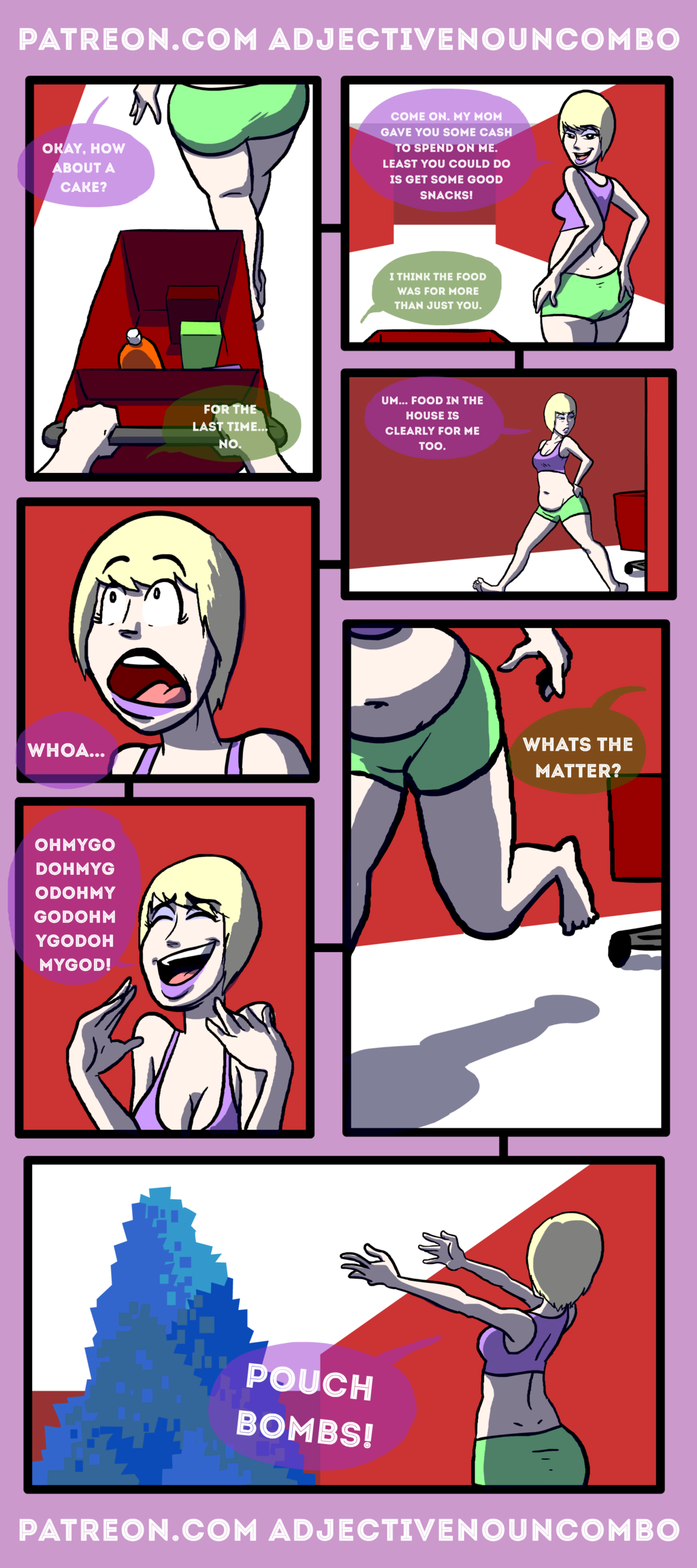 Zoey and the Pouch Bombs page 1 full