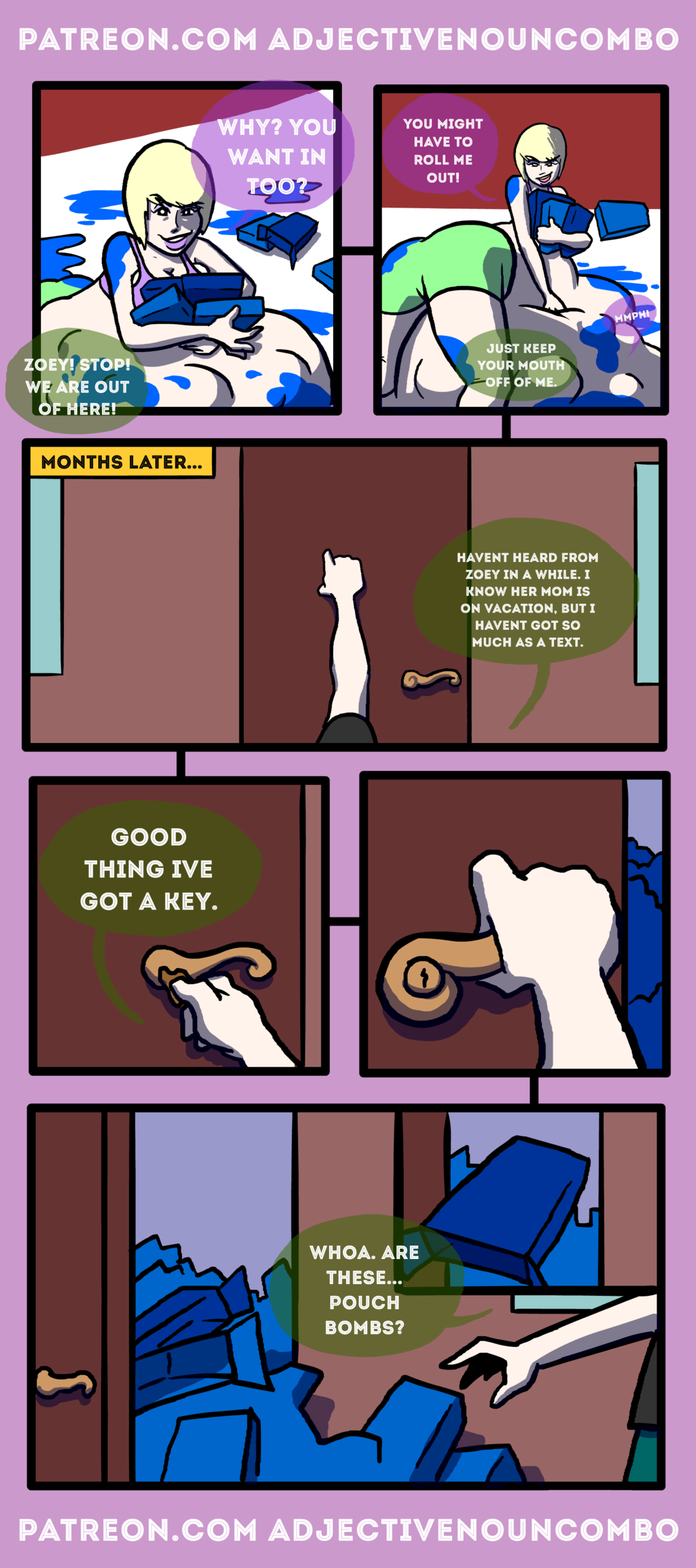 Zoey and the Pouch Bombs page 6 full