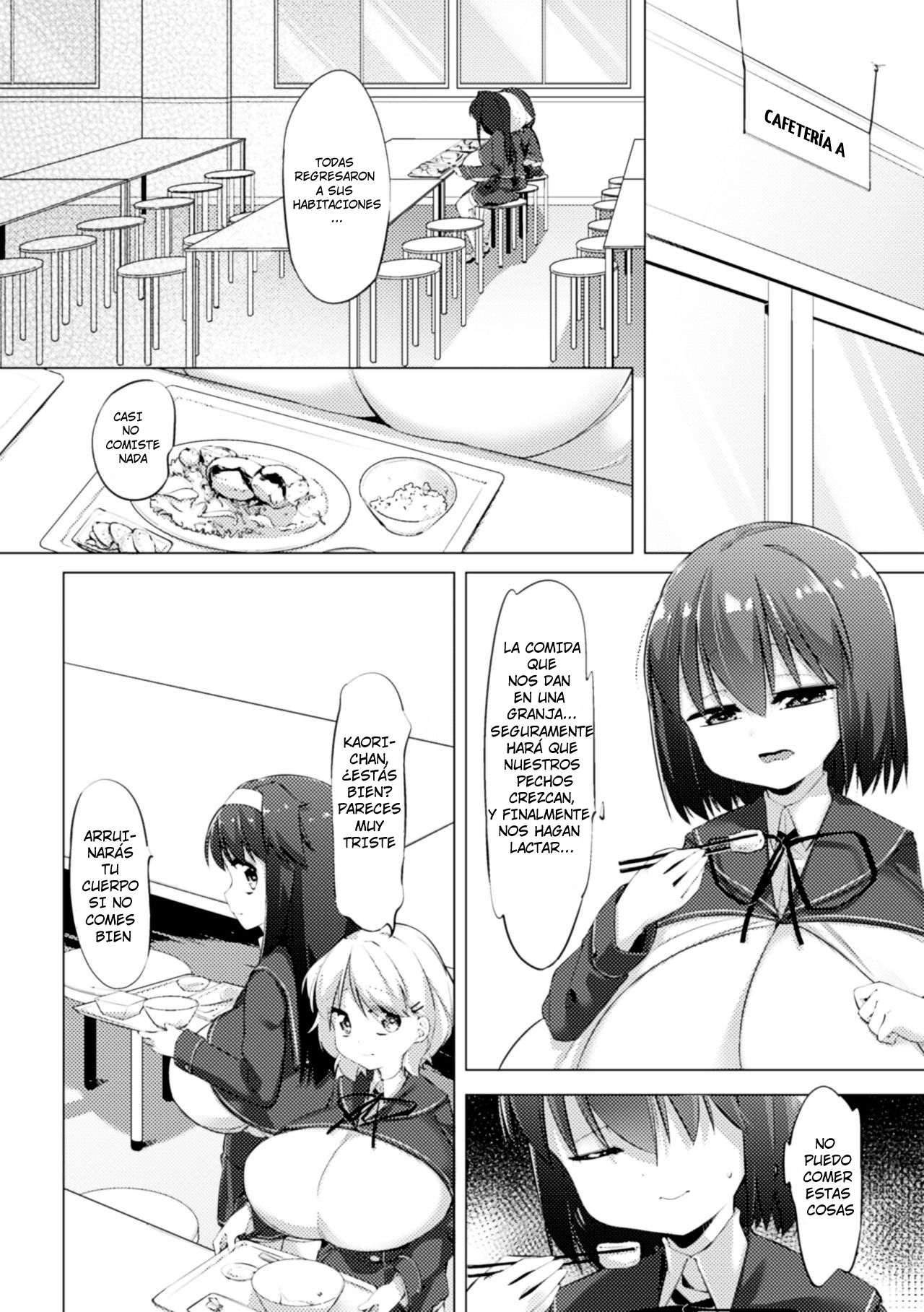 Nyuugyuu Shoujo Kaori | La chica vaca lechera Kaori Ch. 2 page 6 full