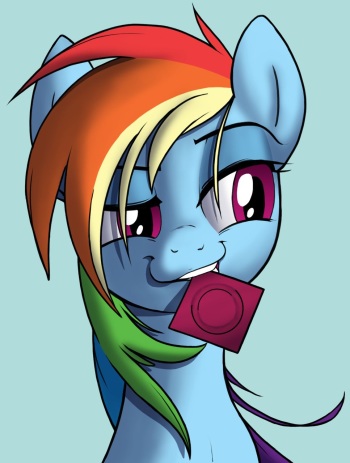 100% Rainbow Dash Mammal Edition cover