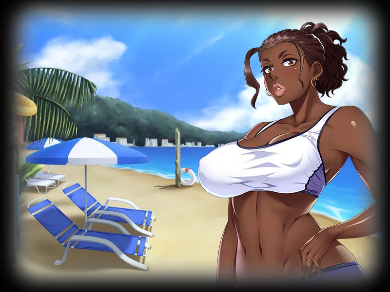 Kasshoku Cool Bitch Hitozuma no Seiyoku Kaishou ~Kondo wa Umi de Sex Lesson!?~ page 4 full