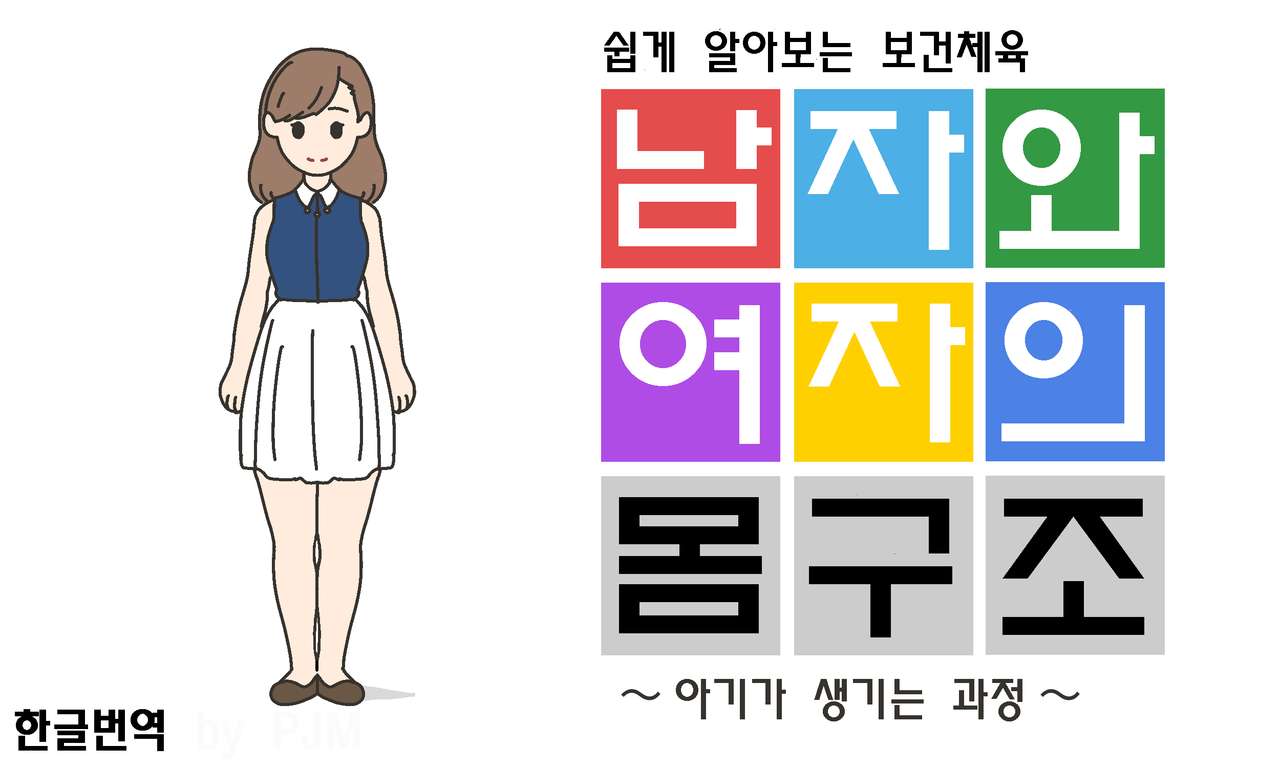 Watashitachi no Karada ~Kodomo ga Dekirushikumi~ | 남자와 여자의 몸구조 ~아기가 생기는 구조~ page 1 full