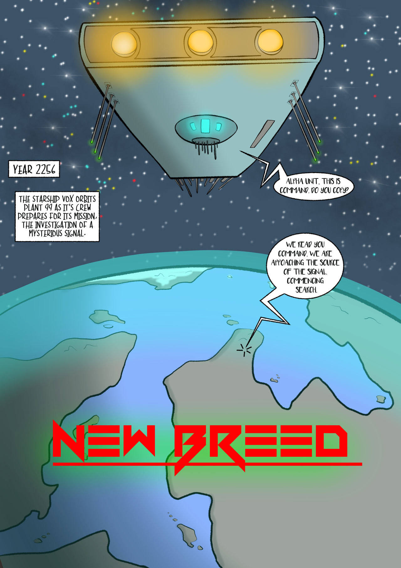 New Breed page 1 full