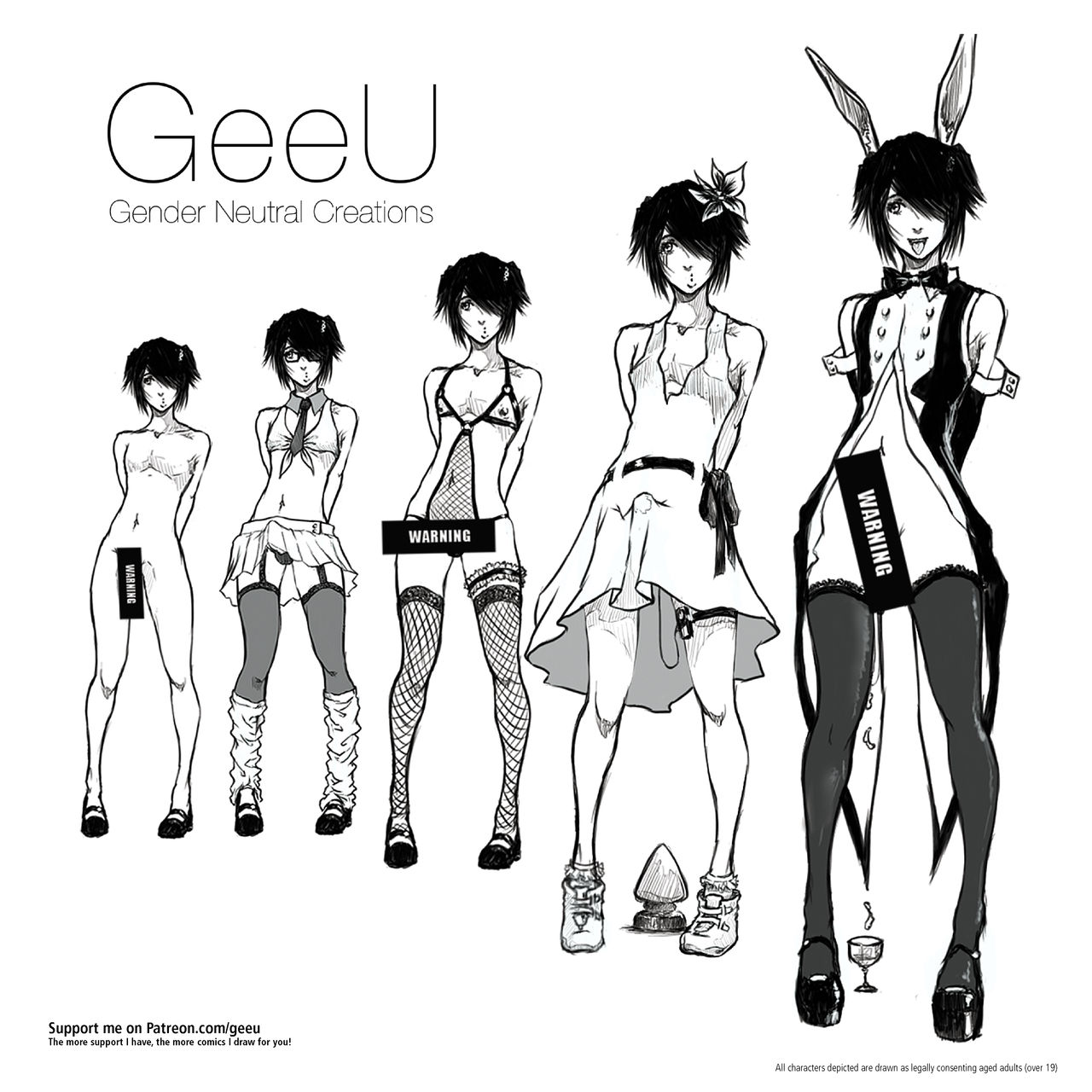GeeU Presents Gender Neutral Creations - Issue 02 Complete page 1 full