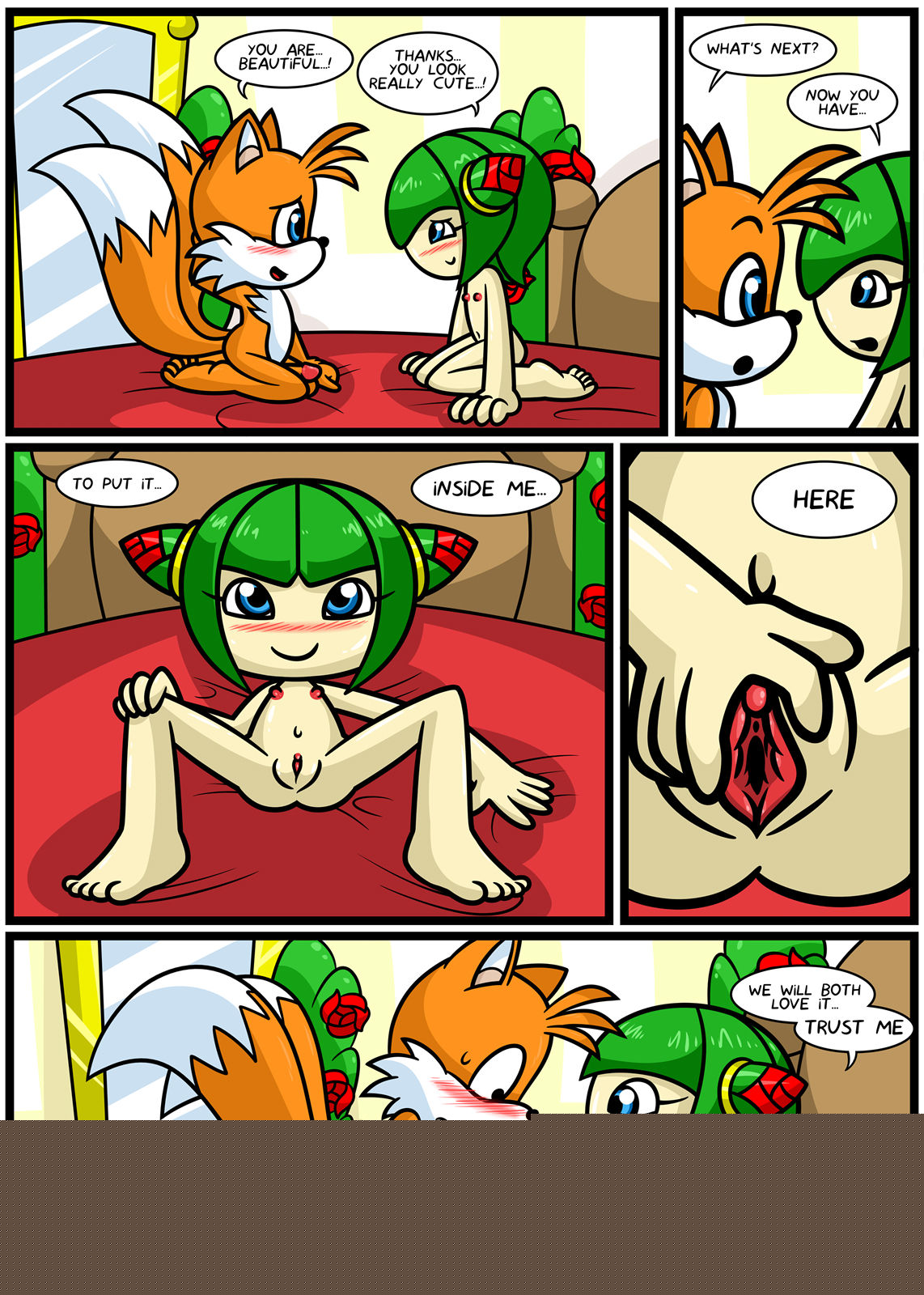 Tails &amp; Cosmo's First Time page 5 full