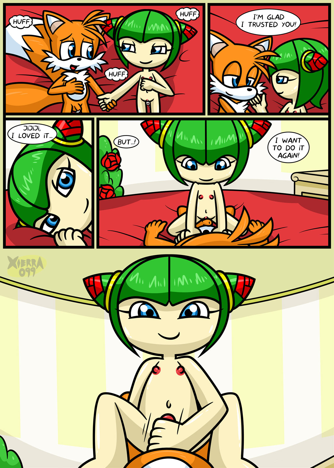 Tails &amp; Cosmo's First Time page 8 full