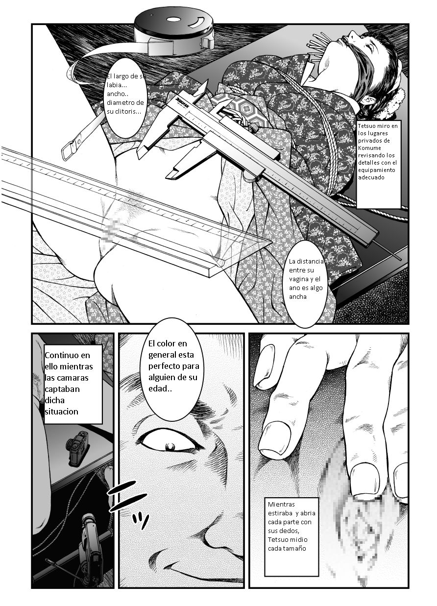 Yokubou Kaiki Dai 446 Shou -Shouwa Ryoukitan Nyohan Shiokinin Tetsuo 1 Gion Maiko Yuukai Jiken - | Tetsuo 1 El secuestro de la Maiko de Gion. page 6 full