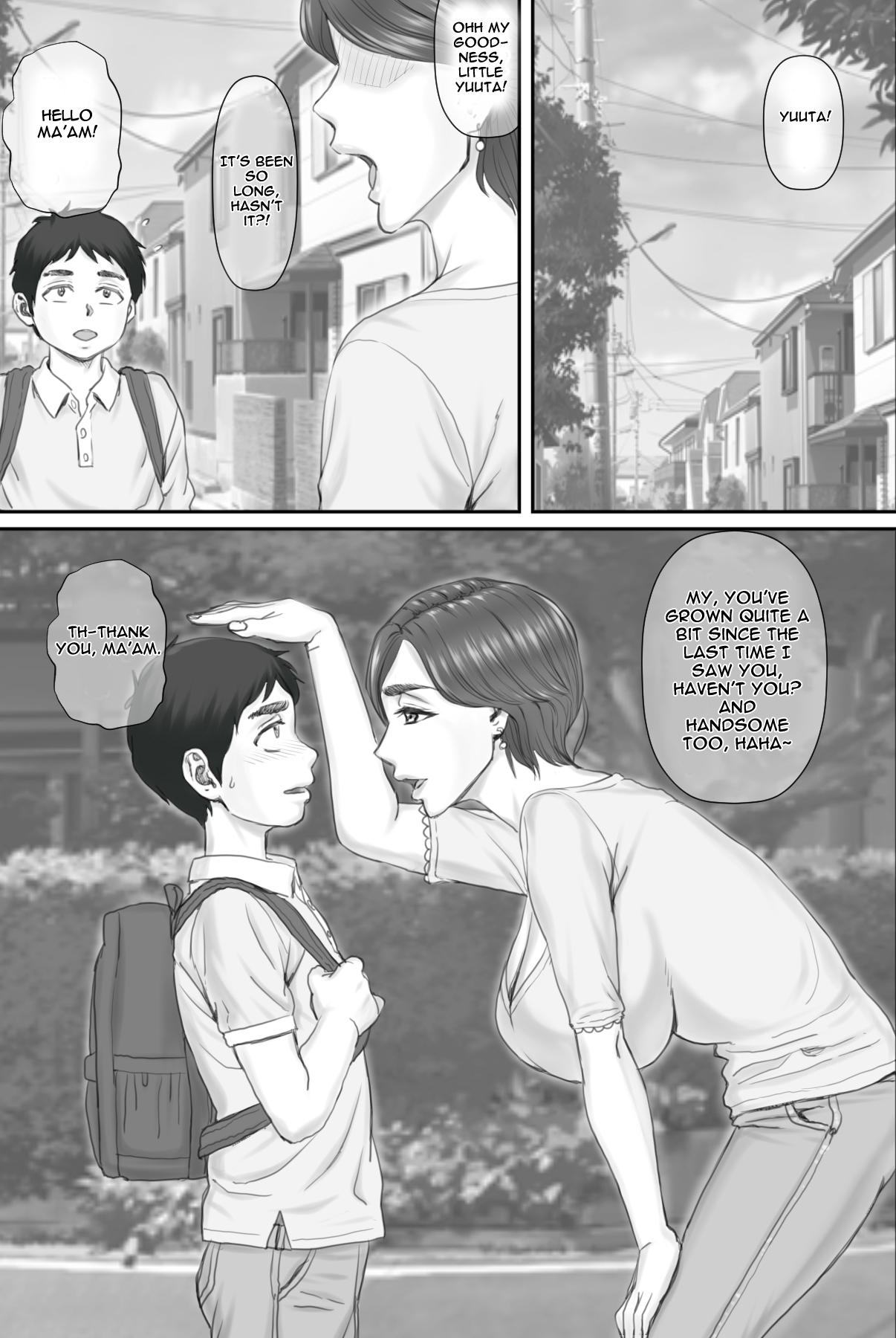 Boku no Kanojo wa 40-sai no Hitozuma de Mama no Tomodachi | My Girlfriend is my mom's friend - A 40 year old housewife page 7 full