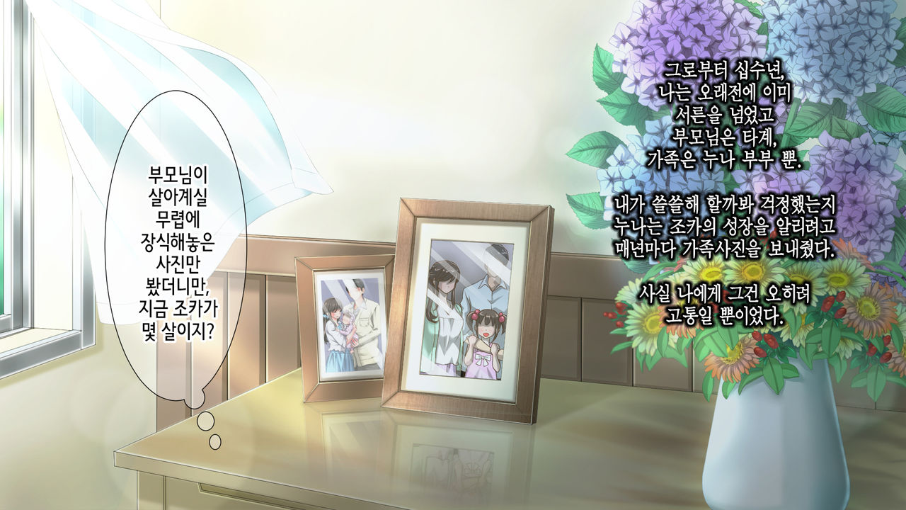 Ane no Wasuregatami no Mei o Ore wa Okashita ~Zenpen~ | 누나가 죽고 남긴 조카를 나는 범했다 ~전편~ page 5 full