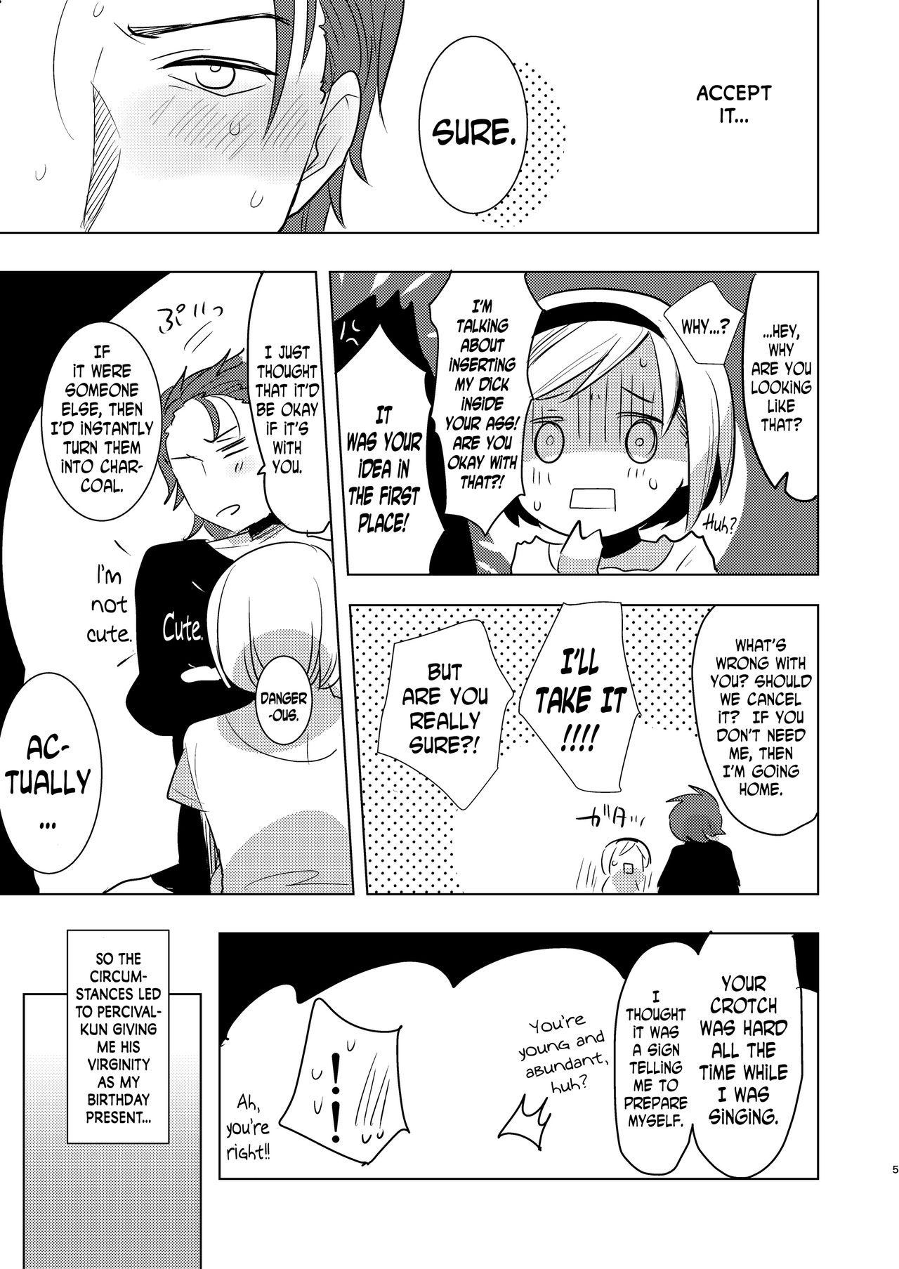 Konya, Percival-kun no Shojo o Kudasai page 4 full