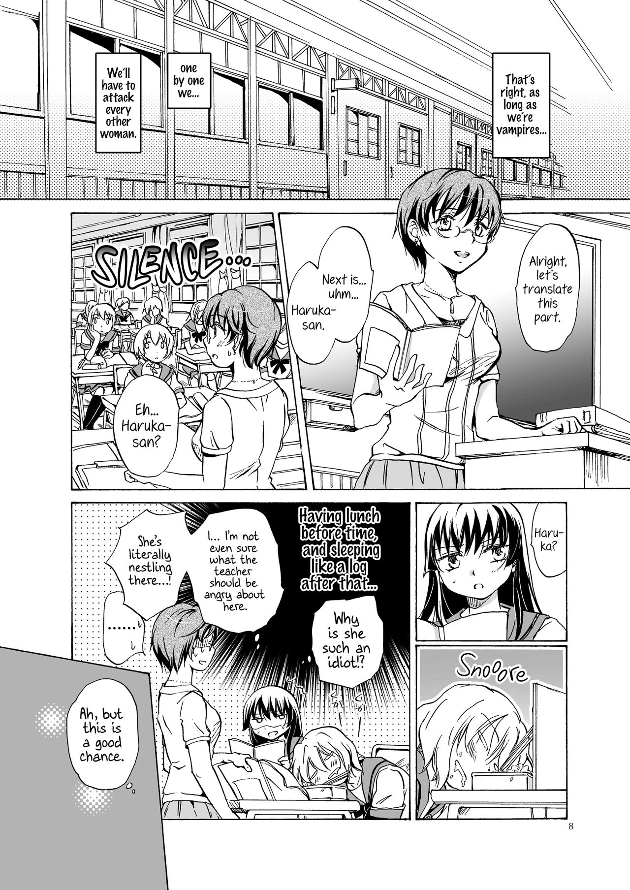 Chuu Shite! Vampire Girls  | Kiss Me! Vampire Girls -Forgive Us, Sensei- page 8 full