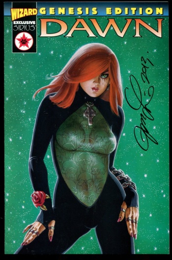 J. MICHAEL LINSNER - 1999 DAWN  GENESIS EDITION SKETCHBOOK cover