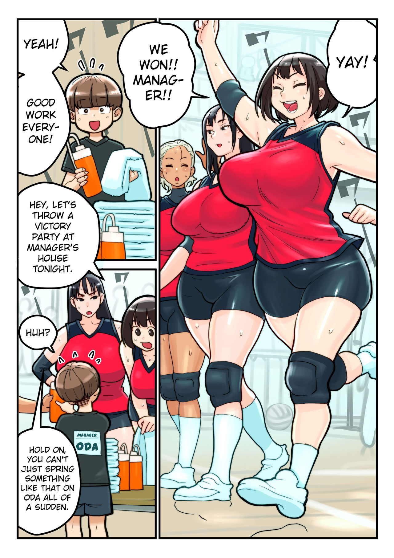 Volley-bu to Manager Oda | The Volleyball Club and Manager Oda page 1 full