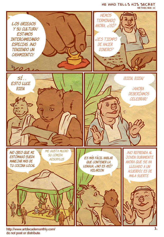 He Who Tells His Secret page 1 full